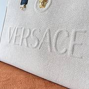 Versace Canvas Tote Bag White color 40*16*29CM - 5
