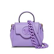 Versace La Medusa Top Handle Bag Ultra Lilac 25*15*22cm - 1