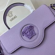Versace La Medusa Top Handle Bag Ultra Lilac 25*15*22cm - 6