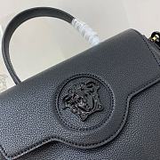 Versace Medium La Medusa Handle Bag with black chain 25*15*22cm - 2