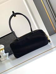 Prada Medium re-nylon and leather tote bag 28x13x8cm - 5