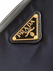 Prada Medium re-nylon and leather tote bag 28x13x8cm - 6