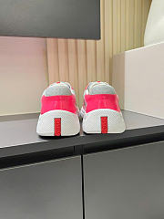 Prada America's Cup biker fabric sneakers - Peony Pink  - 5
