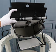 Hermès Herbag leather backpack Grey in Leather 35x30x12cm - 3