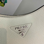 Prada Logo Strap Hobo Leather Medium 30cm - 2