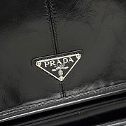 Prada Leather Crossbody Bag in Black for Men 30x20x11cm - 6