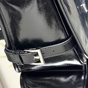 Prada Leather Crossbody Bag in Black for Men 30x20x11cm - 3
