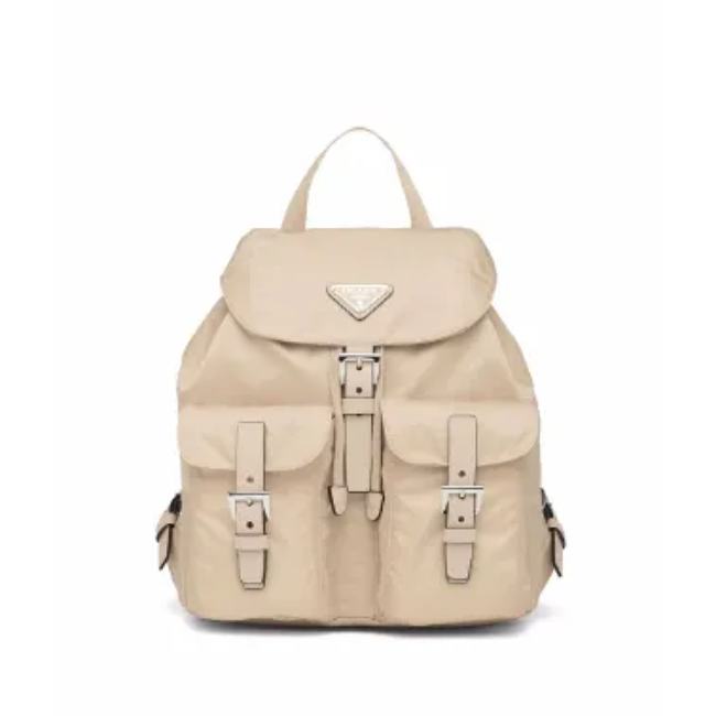 Prada Small logo-plaque Backpack 23.5x28x12cm - 1