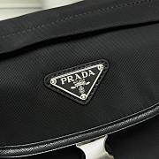 Prada Re-Nylon and Saffiano Leather Shoulder Bag 16x16x8cm - 4