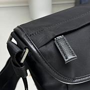 Prada Re-Nylon and Saffiano Leather Shoulder Bag 16x16x8cm - 2