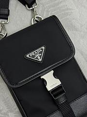 Prada Cell Phone Crossbody Bag 12x19x2.5cm - 2