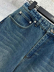 Christian Dior Dior Blue Denim Oblique - 2