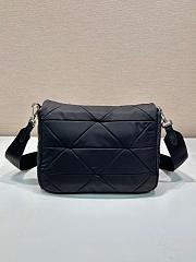 Prada Re-Nylon Shoulder Bag Black Leather 24x24x8.5cm - 6