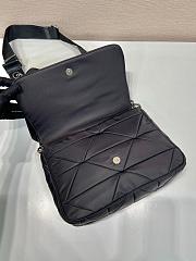 Prada Re-Nylon Shoulder Bag Black Leather 24x24x8.5cm - 5