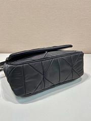 Prada Re-Nylon Shoulder Bag Black Leather 24x24x8.5cm - 4