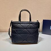 Prada Re-Nylon Padded Tote Bag - Black 25x21.5x13cm - 5