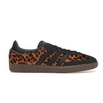 Adidas Samba OG Black Green Leopard (Women's) JI2735