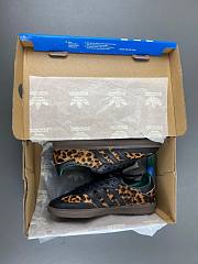 Adidas Samba OG Black Green Leopard (Women's) JI2735 - 6