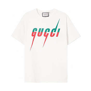 Gucci White Blade T-Shirt CA37394 CA14517