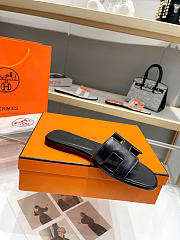 Hermes Oran Sandal Nior Box Calfskin Leather H021056Z - 4