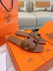 Hermes Oran Sandal Gold Box Calfskin Leather H021056Z - 5