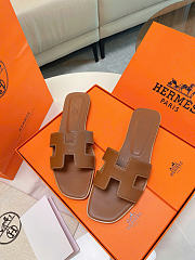 Hermes Oran Sandal Gold Box Calfskin Leather H021056Z - 3