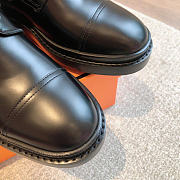 Hermes Funk Ankle Boot Noir Calfskin Leather H222070Z 02350 - 5