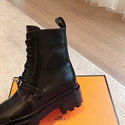 Hermes Funk Ankle Boot Noir Calfskin Leather H222070Z 02350 - 2