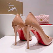 Christian Louboutin Kate 85mm Pump Nude Patent Leather 3191416PK1A - 4