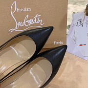 Christian Louboutin Pigalle 85mm Pump Black Nappa Leather 3160522BK01 - 6