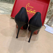 Christian Louboutin Pigalle 85mm Pump Black Nappa Leather 3160522BK01 - 5