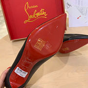 Christian Louboutin Pigalle 85mm Pump Black Nappa Leather 3160522BK01 - 4