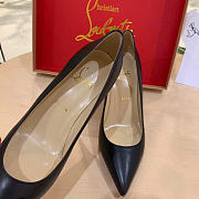 Christian Louboutin Pigalle 85mm Pump Black Nappa Leather 3160522BK01 - 3