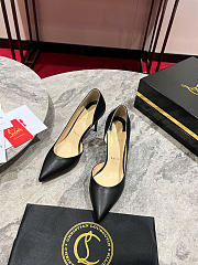 Christian Louboutin Iriza 85mm Pump Black Nappa Leather 1210648BK01 - 6