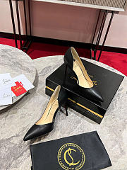 Christian Louboutin Iriza 85mm Pump Black Nappa Leather 1210648BK01 - 3