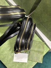 Gucci Interlocking G Mini Heart Shoulder Bag Black 20x17.5x6.5cm - 3