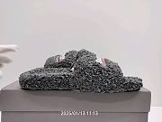 Balenciaga Furry Slide Grey - 3