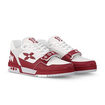 Louis Vuitton Trainer Sneaker - Red color - 1AHTCB