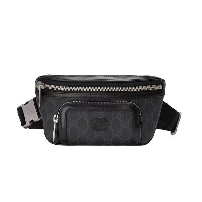 Gucci Belt Bag with Interlocking G Black 24*13*5cm - 1