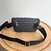 Gucci Belt Bag with Interlocking G Black 24*13*5cm - 3