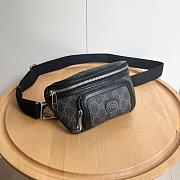 Gucci Belt Bag with Interlocking G Black 24*13*5cm - 4