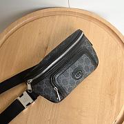 Gucci Belt Bag with Interlocking G Black 24*13*5cm - 6