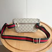 Gucci Belt Bag with Interlocking G Beige and White 24*13*5cm - 5