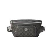 Gucci Ophidia medium belt bag in grey and black Supreme 24*13*5cm - 1