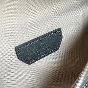 Gucci Ophidia medium belt bag in grey and black Supreme 24*13*5cm - 2