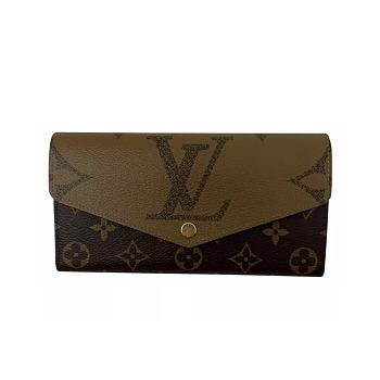 Louis Vuitton Giant Flower Monogram Reverse Sarah Wallet New 19cm
