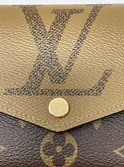 Louis Vuitton Giant Flower Monogram Reverse Sarah Wallet New 19cm - 2