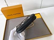 Louis Vuitton Pochette Mini Accessoires Black/Beige 15.5x10.5x4cm - 3