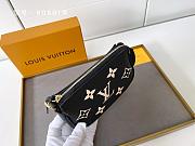 Louis Vuitton Pochette Mini Accessoires Black/Beige 15.5x10.5x4cm - 2