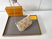 Louis Vuitton Pochette Accessories mini white/yellow 15.5x10.5x4cm - 4